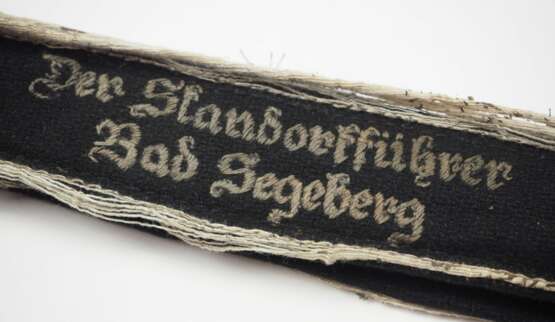 Ärmelband "Der Standortführer Bad Segeberg". - photo 2