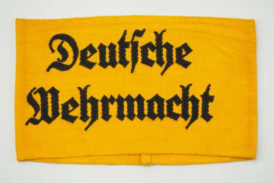 Deutsche Wehrmacht Armbinde. - Foto 1