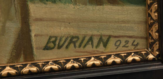 ZDENEK BURIAN (ATTR.), "Angelnde Kinder", Öl auf Leinwand, gerahmt, signiert und datiert - фото 2