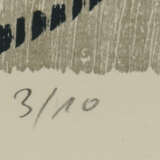 SIEGFRIED ASSFALG:"Labyrinth", poychromer Holzschnitt, hinter Glas gerahmt, nummeriert, signiert und datiert - Foto 3