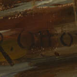 RUDOLF OTTO,"Zwei Elche", Öl auf Leinwand, gerahmt und signiert, Mitte 20. Jahrhundert - photo 4