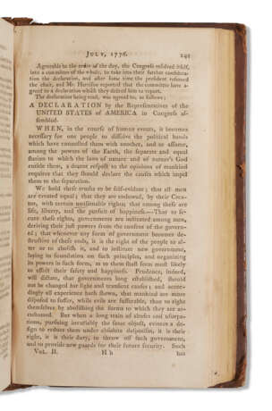 [UNITED STATES, CONTINENTAL CONGRESS]: A complete set of the Journals of Congress, containing proceedings from 5 September 1774 to 3 November 1788. Philadelphia: Published by Order of Congress [various printers, Robert Aitken, David C. Claypoole, John Dun - Foto 2