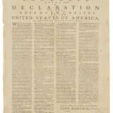 A rare, contemporary broadside edition of the Declaration of Independence - photo 1