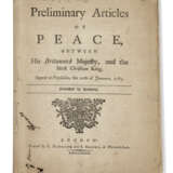 The preliminary peace treaty between Great Britain and France - photo 1