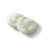 A CARVED WHITE JADE ‘LINGZHI’ PENDANT - photo 1
