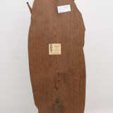 OSNABRÜCKER MADONNA, Kopie nach Original, beschnitztes Holz, antik gebeizt, Oberammergau 20. Jahrhundert - Foto 3