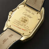 CARTIER, A LIMITED EDITION YELLOW GOLD AND DIAMOND-SET "SANTOS 100", No. 1 of 20, REF. 2732J - photo 3