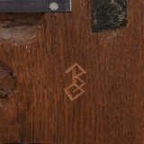 KONSOLFIGUR "MADONNA" beschnitztes Holz, monogrammiert, Deutschland 20. Jahrhundert - Foto 4