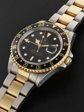 ROLEX, STEEL AND GOLD 'GMT-MASTER II', REF. 16713 - photo 2