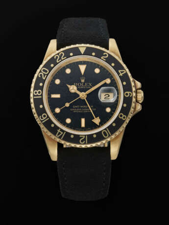 ROLEX, YELLOW GOLD 'GMT-MASTER', REF. 16718 - фото 1
