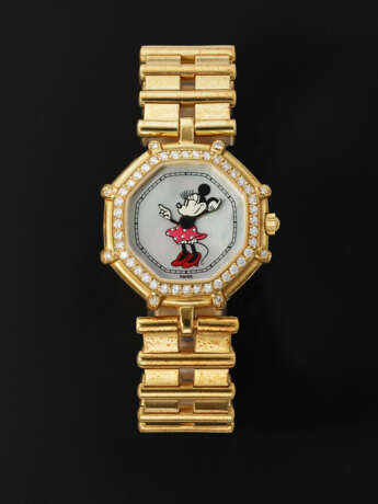 GERALD GENTA, YELLOW GOLD AND DIAMOND-SET 'MINNIE MOUSE', REF. G2851.7 - Foto 1