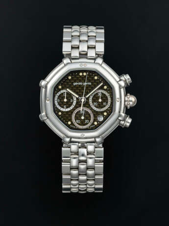 GERALD GENTA, STEEL 'SUCCESS' CHRONOGRAPH, REF. 3388.7 - фото 1