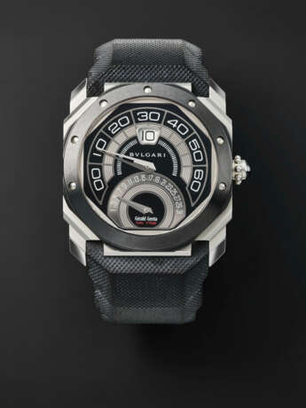 BULGARI, STEEL AND CERAMIC 'GERALD GENTA OCTO BI-RETRO' - Foto 1