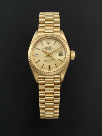 ROLEX, YELLOW GOLD 'DATEJUST', REF. 6917 - photo 1