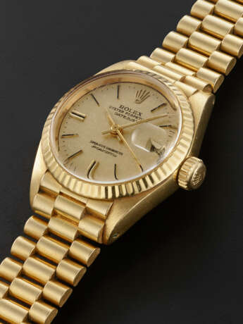 ROLEX, YELLOW GOLD 'DATEJUST', REF. 6917 - photo 2