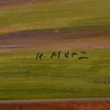  KARL MERZ:"Herbsttag am Unterhölzerweiher", Öl auf Karton, gerahmt, signiert und datiert - photo 4