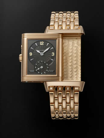 JAEGER-LECOULTRE, PINK GOLD 'REVERSO DUOFACE', REF. 270.2.54 - photo 3