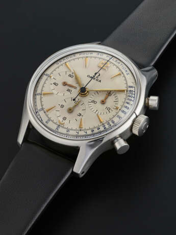 OMEGA, STEEL CHRONOGRAPH, REF. 2451 - фото 2