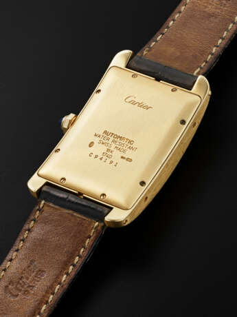 CARTIER, YELLOW GOLD 'TANK AMERICAINE', REF. 1740 - Foto 3