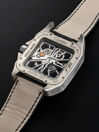 CARTIER, PALLADIUM 'SANTOS 100', REF. W2020018 - Foto 3