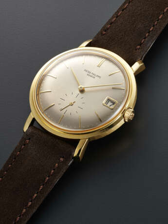 PATEK PHILIPPE, YELLOW GOLD 'MONODATE', REF. 3445 - photo 2