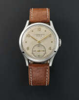 L. LEROY, STEEL 'CHRONOMETRE' WRISTWATCH
