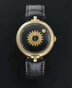 Heures Sautantes. CALABRESE, YELLOW GOLD 'SUN TRAL' LIMITED EDITION N°25/50