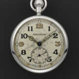 JAEGER-LECOULTRE, STEEL MILITARY POCKET WATCH - фото 1