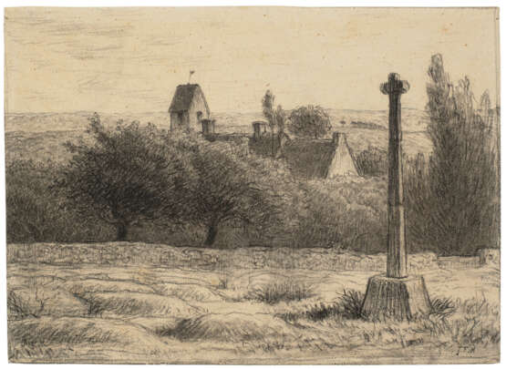 JEAN-FRANCOIS MILLET (GRUCHY 1814-1875 BARBIZON) - Foto 1