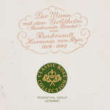 ROSENTHAL CLASSIC ROSE COLLECTION, "Der Mann mit dem Goldhelm", handbemalte Bildplatte Porzellan, 20. Jahrhundert - Foto 5