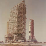 SATURN V ON THE LAUNCHPAD, MAY 25, 1966; ONE OF FIVE LAUNCHPAD PHOTOS - photo 6