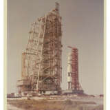 SATURN V ON THE LAUNCHPAD, MAY 25, 1966; ONE OF FIVE LAUNCHPAD PHOTOS - photo 7