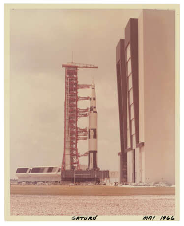 SATURN V ON THE LAUNCHPAD, MAY 25, 1966; ONE OF FIVE LAUNCHPAD PHOTOS - photo 10