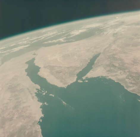 VIEW OF SINAI PENINSULA FROM SPACE, 1966 - photo 1