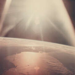 THE SUN ILLUMINATING THE EARTH OVER THE FLORIDA PENINSULA, OCTOBER 20, 1968