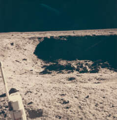 THE LUNAR HORIZON FROM THE SOUTHWEST RIM OF LITTLE WEST CRATER, 60 METRES EAST OF THE LUNAR MODULE, JULY 16-24, 1969