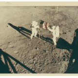 THE ASTRONAUTS PLANTING THE AMERICAN FLAG ON THE LUNAR SURFACE, JULY 16-24, 1969 - photo 2