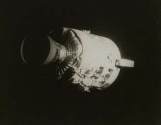 DAMAGED APOLLO 13 SERVICE MODULE, APRIL 17, 1970