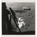 ALAN SHEPARD ON THE LUNAR SURFACE, SEEN FROM THE LM ANTARES, FEBRUARY 13, 1971 - photo 2