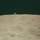 CRESCENT EARTH RISING OVER THE LUNAR HORIZON, JANUARY 31-FEBRUARY 9, 1971 - фото 1