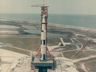 APOLLO 15 AT LAUNCH PAD 39-A, JULY 13, 1971