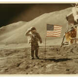 DAVID SCOTT SALUTING THE AMERICAN FLAG, JULY 26-AUGUST 7, 1971, EVA 3 - фото 2