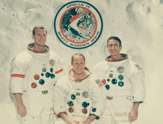 APOLLO 15 CREW PORTRAIT, JULY, 1971