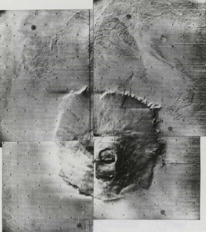 VOLCANIC MOUNTAIN ON MARS, FEBRUARY 6, 1972; ONE OF FOUR MARTIAN PHOTOS - photo 1