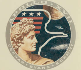 THE OFFICIAL EMBLEM FOR APOLLO 17, DECEMBER 7-19, 1972