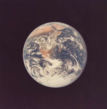 THE “BLUE MARBLE”, THE FIRST HUMAN-TAKEN PHOTOGRAPH OF THE EARTH FULLY ILLUMINATED, DECEMBER 7-19, 1972 - photo 1