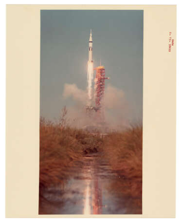 SATURN IB SPACE VEHICLE, LAUNCHING FROM PAD B, NOVEMBER 16, 1973; ONE OF FIVE SKYLAB LAUNCH PHOTOS - photo 2