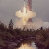 SATURN IB SPACE VEHICLE, LAUNCHING FROM PAD B, NOVEMBER 16, 1973; ONE OF FIVE SKYLAB LAUNCH PHOTOS - photo 7