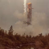 SATURN IB SPACE VEHICLE, LAUNCHING FROM PAD B, NOVEMBER 16, 1973; ONE OF FIVE SKYLAB LAUNCH PHOTOS - photo 10