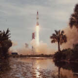 SATURN IB SPACE VEHICLE, LAUNCHING FROM PAD B, NOVEMBER 16, 1973; ONE OF FIVE SKYLAB LAUNCH PHOTOS - photo 13